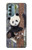 W3793 Cute Baby Panda Snow Painting Funda Carcasa Case y Caso Del Tirón Funda para Motorola Moto G Stylus 5G (2022)