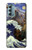 W3851 World of Art Van Gogh Hokusai Da Vinci Funda Carcasa Case y Caso Del Tirón Funda para Motorola Moto G Stylus 5G (2022)