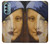 W3853 Mona Lisa Gustav Klimt Vermeer Funda Carcasa Case y Caso Del Tirón Funda para Motorola Moto G Stylus 5G (2022)