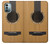 W0057 Acoustic Guitar Funda Carcasa Case y Caso Del Tirón Funda para Nokia G11, G21