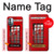W0058 British Red Telephone Box Funda Carcasa Case y Caso Del Tirón Funda para Nokia G11, G21