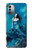 W0899 Mermaid Funda Carcasa Case y Caso Del Tirón Funda para Nokia G11, G21