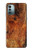 W1140 Wood Skin Graphic Funda Carcasa Case y Caso Del Tirón Funda para Nokia G11, G21