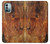 W1140 Wood Skin Graphic Funda Carcasa Case y Caso Del Tirón Funda para Nokia G11, G21