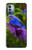 W1565 Bluebird of Happiness Blue Bird Funda Carcasa Case y Caso Del Tirón Funda para Nokia G11, G21