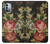 W3013 Vintage Antique Roses Funda Carcasa Case y Caso Del Tirón Funda para Nokia G11, G21