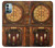 W3174 Grandfather Clock Funda Carcasa Case y Caso Del Tirón Funda para Nokia G11, G21