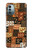 W3460 Mali Art Pattern Funda Carcasa Case y Caso Del Tirón Funda para Nokia G11, G21