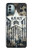 W3666 Army Camo Camouflage Funda Carcasa Case y Caso Del Tirón Funda para Nokia G11, G21