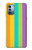 W3678 Colorful Rainbow Vertical Funda Carcasa Case y Caso Del Tirón Funda para Nokia G11, G21