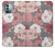 W3716 Rose Floral Pattern Funda Carcasa Case y Caso Del Tirón Funda para Nokia G11, G21