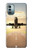 W3837 Airplane Take off Sunrise Funda Carcasa Case y Caso Del Tirón Funda para Nokia G11, G21