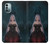 W3847 Lilith Devil Bride Gothic Girl Skull Grim Reaper Funda Carcasa Case y Caso Del Tirón Funda para Nokia G11, G21