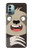 W3855 Sloth Face Cartoon Funda Carcasa Case y Caso Del Tirón Funda para Nokia G11, G21