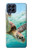 W1377 Ocean Sea Turtle Funda Carcasa Case y Caso Del Tirón Funda para Samsung Galaxy M53