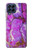 W2907 Purple Turquoise Stone Funda Carcasa Case y Caso Del Tirón Funda para Samsung Galaxy M53