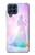 W2992 Princess Pastel Silhouette Funda Carcasa Case y Caso Del Tirón Funda para Samsung Galaxy M53