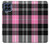 W3091 Pink Plaid Pattern Funda Carcasa Case y Caso Del Tirón Funda para Samsung Galaxy M53