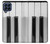 W3524 Piano Keyboard Funda Carcasa Case y Caso Del Tirón Funda para Samsung Galaxy M53