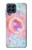 W3709 Pink Galaxy Funda Carcasa Case y Caso Del Tirón Funda para Samsung Galaxy M53