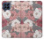 W3716 Rose Floral Pattern Funda Carcasa Case y Caso Del Tirón Funda para Samsung Galaxy M53