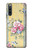 W2229 Vintage Flowers Funda Carcasa Case y Caso Del Tirón Funda para Sony Xperia 10 IV