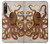 W2801 Vintage Octopus Funda Carcasa Case y Caso Del Tirón Funda para Sony Xperia 10 IV