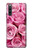 W2943 Pink Rose Funda Carcasa Case y Caso Del Tirón Funda para Sony Xperia 10 IV