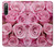 W2943 Pink Rose Funda Carcasa Case y Caso Del Tirón Funda para Sony Xperia 10 IV