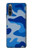 W2958 Army Blue Camo Camouflage Funda Carcasa Case y Caso Del Tirón Funda para Sony Xperia 10 IV