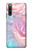 W3050 Vintage Pastel Flowers Funda Carcasa Case y Caso Del Tirón Funda para Sony Xperia 10 IV