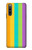W3678 Colorful Rainbow Vertical Funda Carcasa Case y Caso Del Tirón Funda para Sony Xperia 10 IV