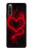 W3682 Devil Heart Funda Carcasa Case y Caso Del Tirón Funda para Sony Xperia 10 IV