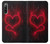 W3682 Devil Heart Funda Carcasa Case y Caso Del Tirón Funda para Sony Xperia 10 IV