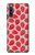 W3719 Strawberry Pattern Funda Carcasa Case y Caso Del Tirón Funda para Sony Xperia 10 IV