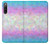 W3747 Trans Flag Polygon Funda Carcasa Case y Caso Del Tirón Funda para Sony Xperia 10 IV