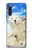 W3794 Arctic Polar Bear and Seal Paint Funda Carcasa Case y Caso Del Tirón Funda para Sony Xperia 10 IV
