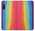 W3799 Cute Vertical Watercolor Rainbow Funda Carcasa Case y Caso Del Tirón Funda para Sony Xperia 10 IV