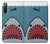 W3825 Cartoon Shark Sea Diving Funda Carcasa Case y Caso Del Tirón Funda para Sony Xperia 10 IV