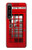 W0058 British Red Telephone Box Funda Carcasa Case y Caso Del Tirón Funda para Sony Xperia 1 IV