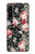 W2727 Vintage Rose Pattern Funda Carcasa Case y Caso Del Tirón Funda para Sony Xperia 1 IV