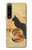 W3229 Vintage Cat Poster Funda Carcasa Case y Caso Del Tirón Funda para Sony Xperia 1 IV