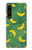 W3286 Banana Fruit Pattern Funda Carcasa Case y Caso Del Tirón Funda para Sony Xperia 1 IV