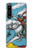 W3731 Tarot Card Knight of Swords Funda Carcasa Case y Caso Del Tirón Funda para Sony Xperia 1 IV