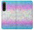 W3747 Trans Flag Polygon Funda Carcasa Case y Caso Del Tirón Funda para Sony Xperia 1 IV