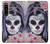 W3821 Sugar Skull Steam Punk Girl Gothic Funda Carcasa Case y Caso Del Tirón Funda para Sony Xperia 1 IV