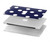 W3533 Blue Polka Dot Funda Carcasa Case para MacBook Air 13″ (2022,2024) - A2681, A3113
