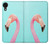 W3708 Pink Flamingo Funda Carcasa Case y Caso Del Tirón Funda para Samsung Galaxy A03 Core