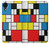 W3814 Piet Mondrian Line Art Composition Funda Carcasa Case y Caso Del Tirón Funda para Samsung Galaxy A03 Core