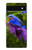 W1565 Bluebird of Happiness Blue Bird Funda Carcasa Case y Caso Del Tirón Funda para Google Pixel 6a